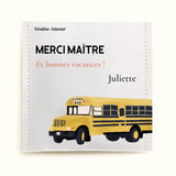 Sachet de graines à semer - Merci maître-sse motif bus | Le Beau Thé