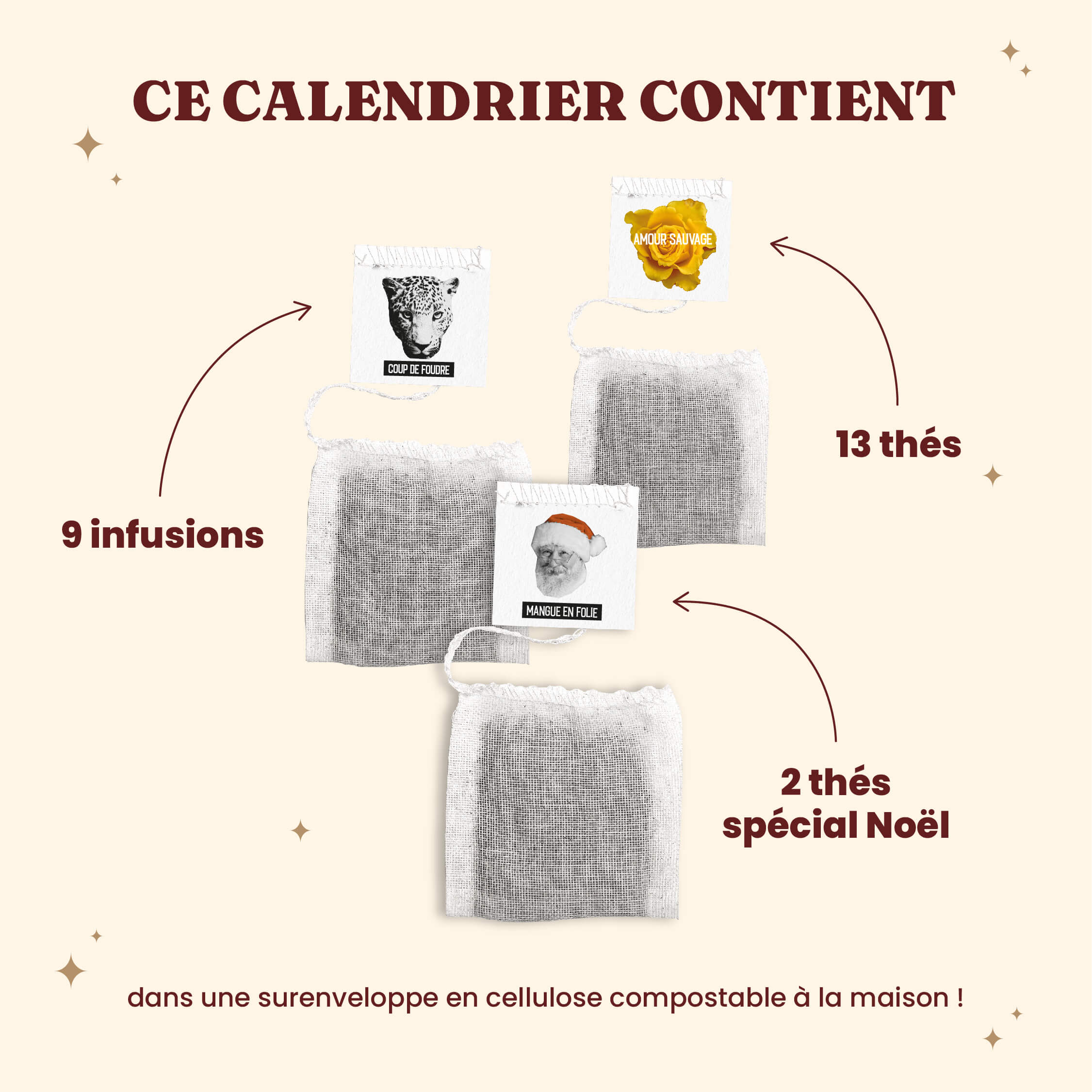 ANTI GASPI - Le calendrier de l'Avent dégustation 2024 - 24 recettes