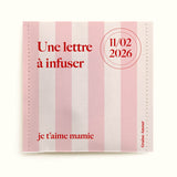 Sachet de graines à semer - Lettre à infuser | Sachet de graines personnalisé