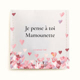 Sachet de thé personnalisé - Fête des mères petits cœurs | Le Beau Thé