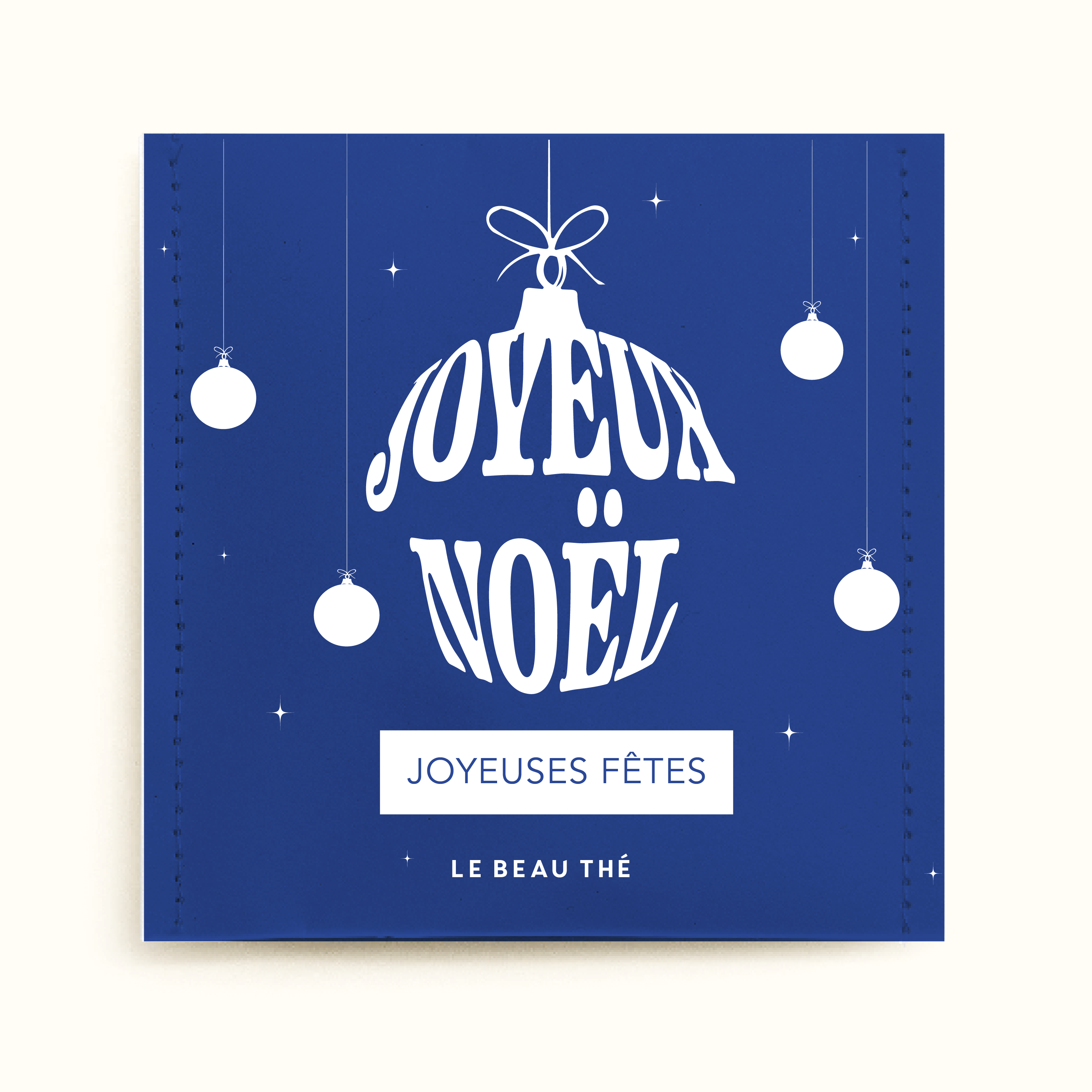Sachet de thé personnalisé - Boule de Noël | Le Beau Thé