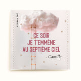Sachet de thé personnalisé - Le septième ciel pour la Saint-Valentin | Le Beau Thé