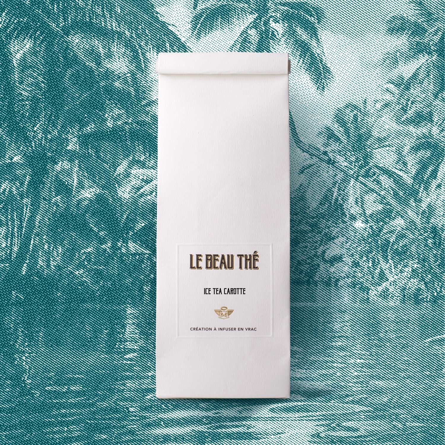 sachet de thé en vrac ice tea carotte par Le Beau Thé