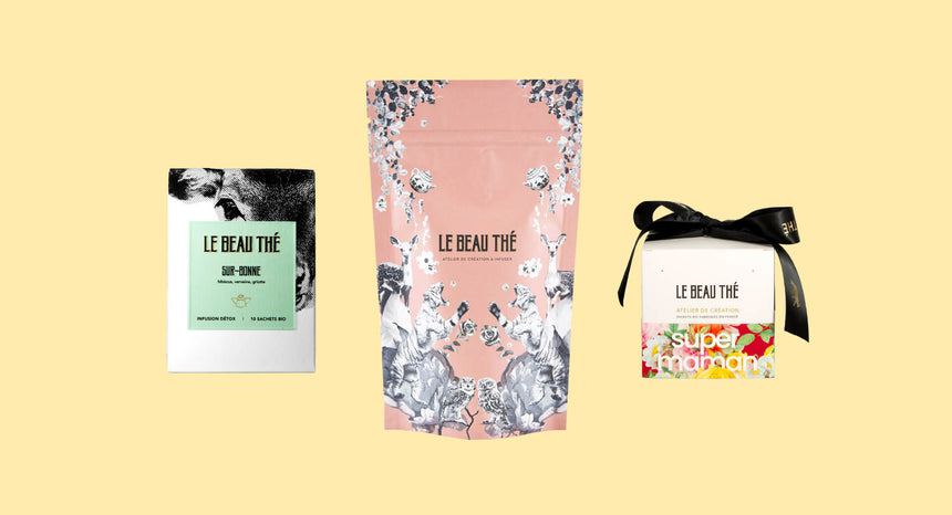 Sachets personnalisés | Le Beau Thé : Sachet de thé bio personnalisable