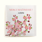 Sachet de graines à semer - Merci maîtresse cerisier | Sachet de graines personnalisé