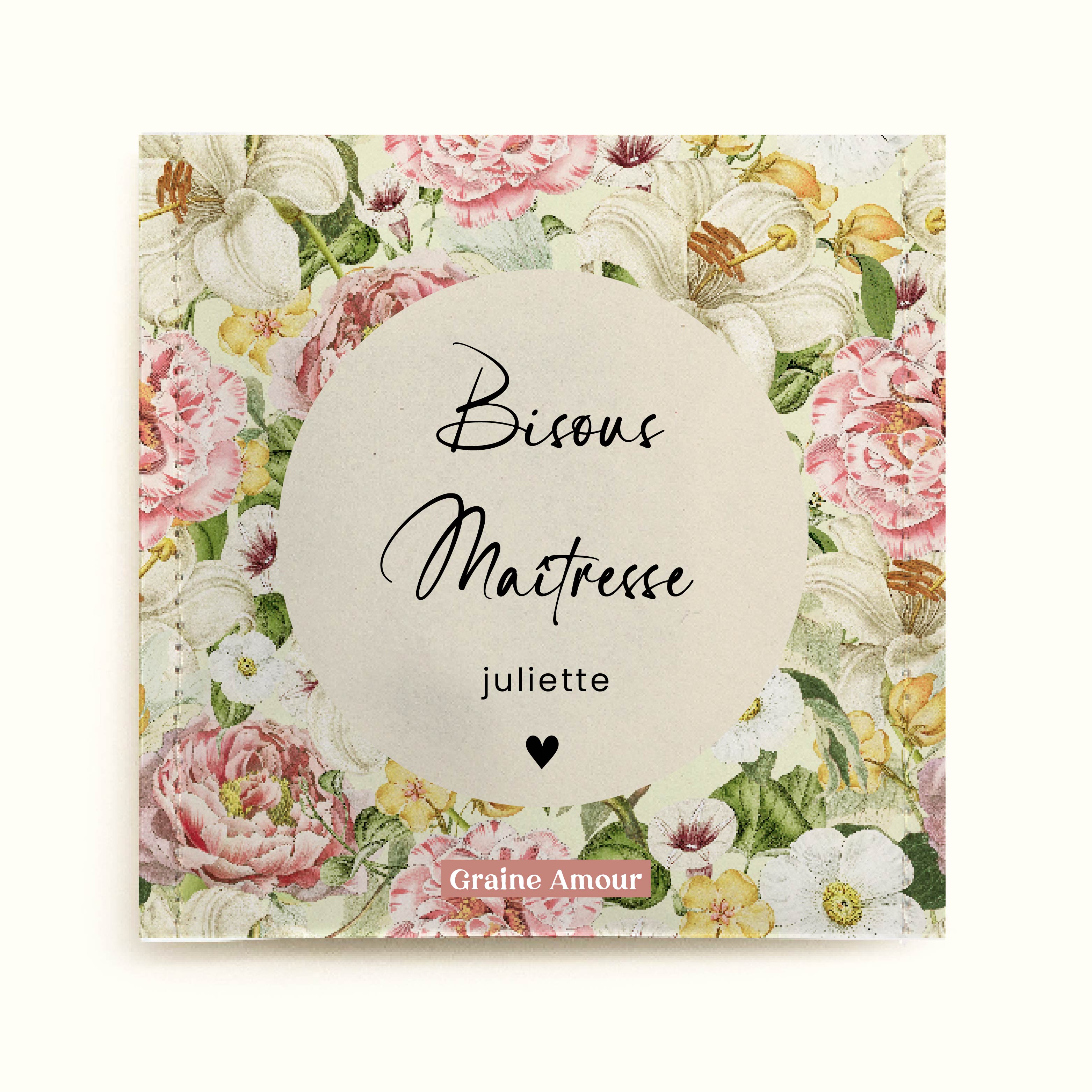 Sachet de graines à semer - Merci maîtresse fleurs | Le Beau Thé