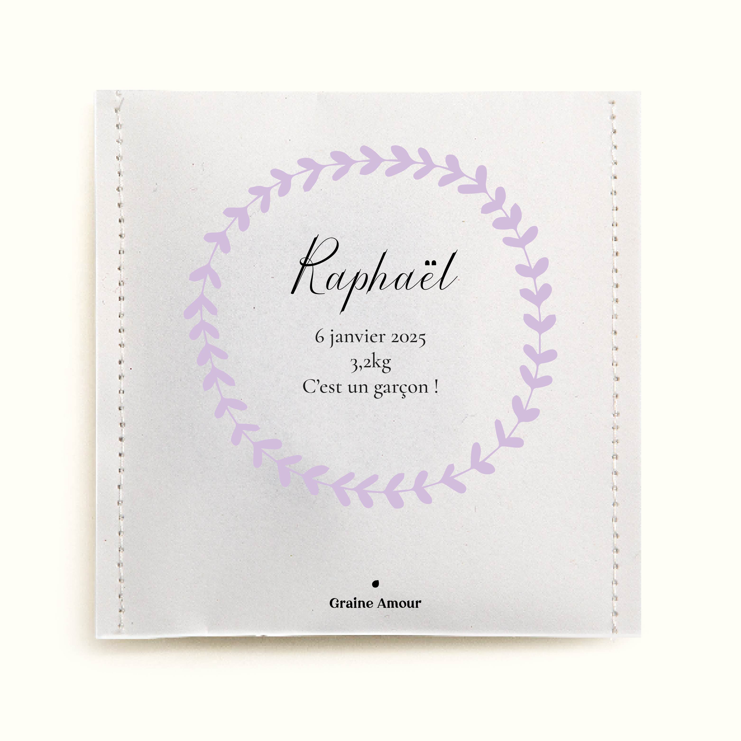 Sachet de graines à semer - Naissance petite couronne | Le Beau Thé