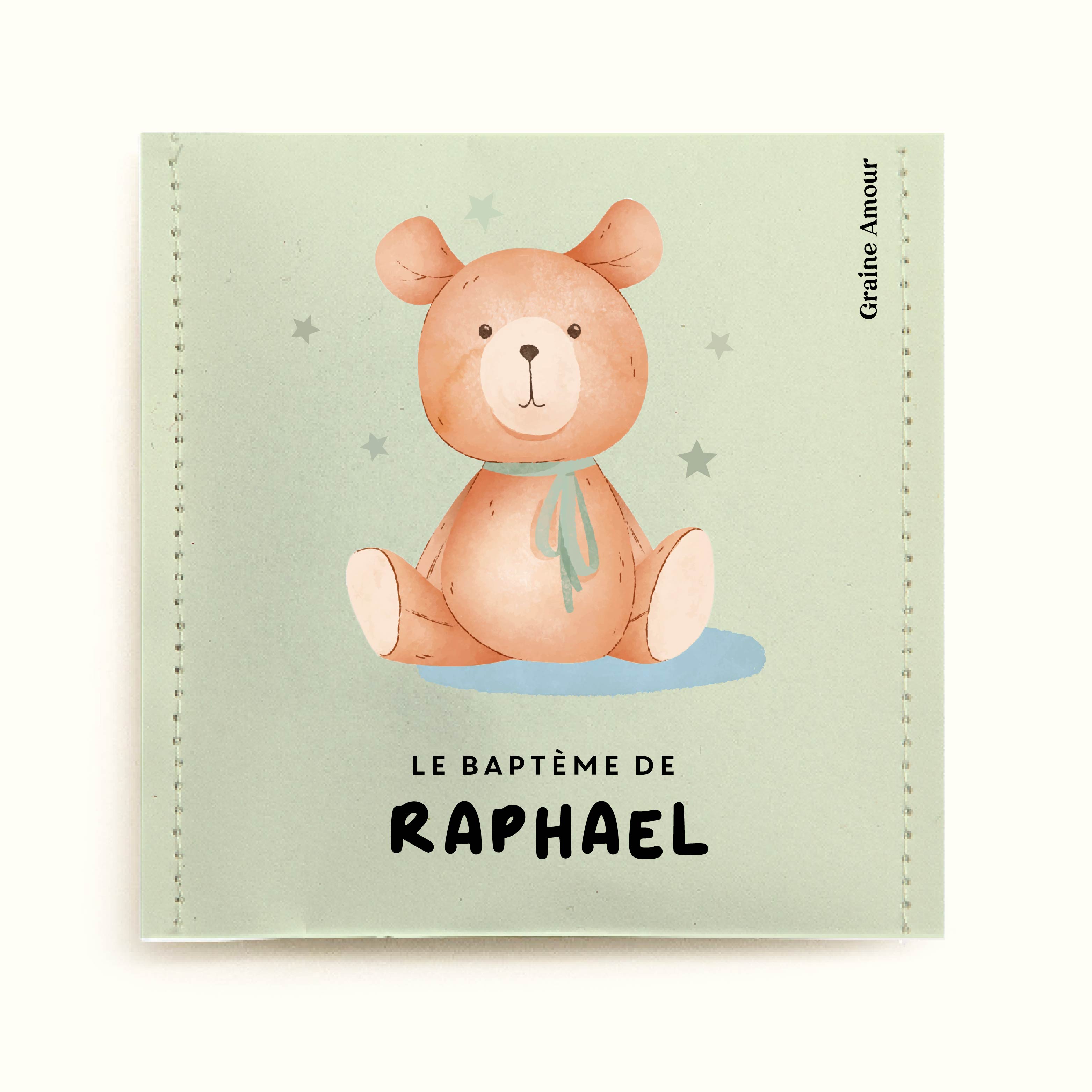 Sachet de graines à semer - Baptême nounours | Le Beau Thé