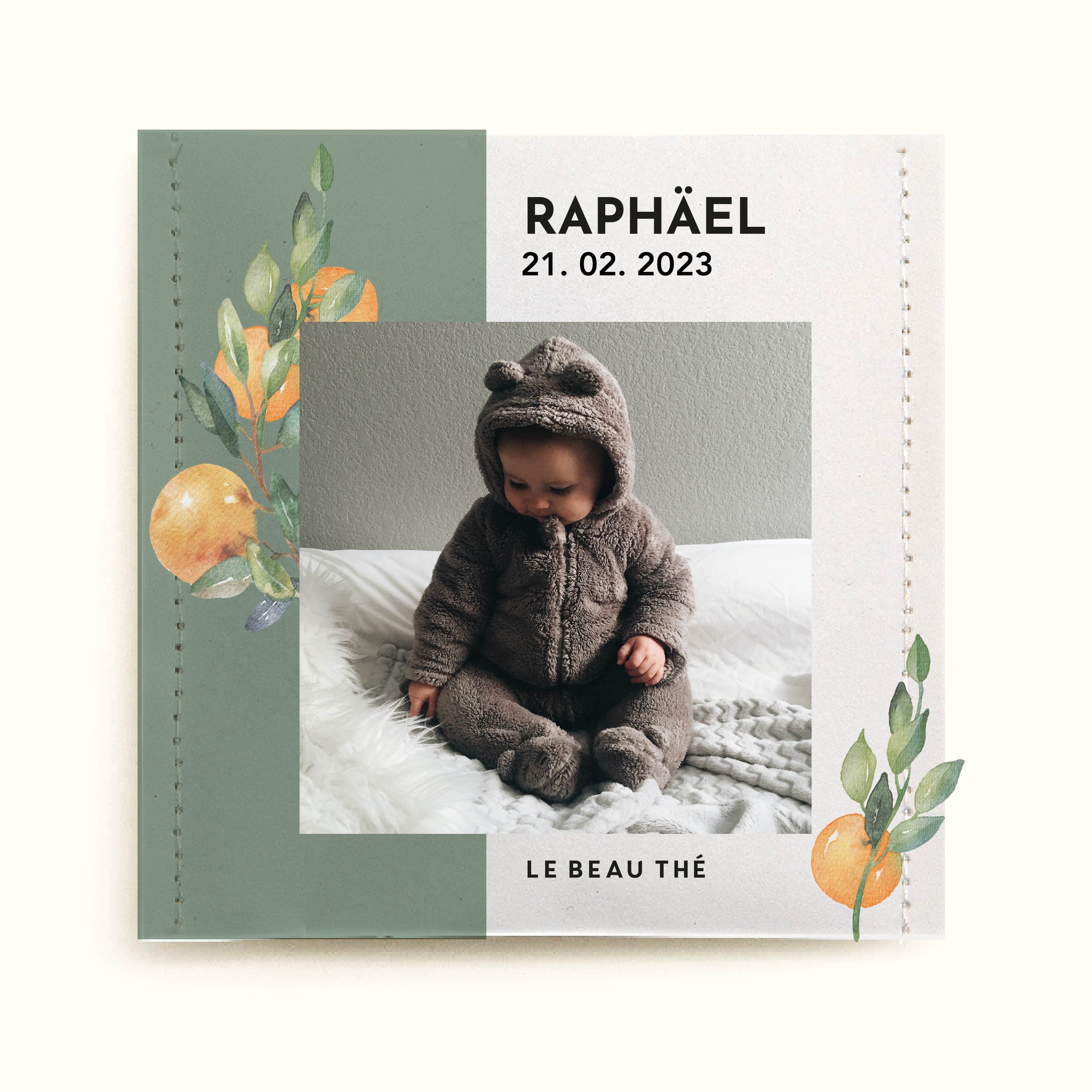 Sachet de thé personnalisé - Naissance exotique | Le Beau Thé