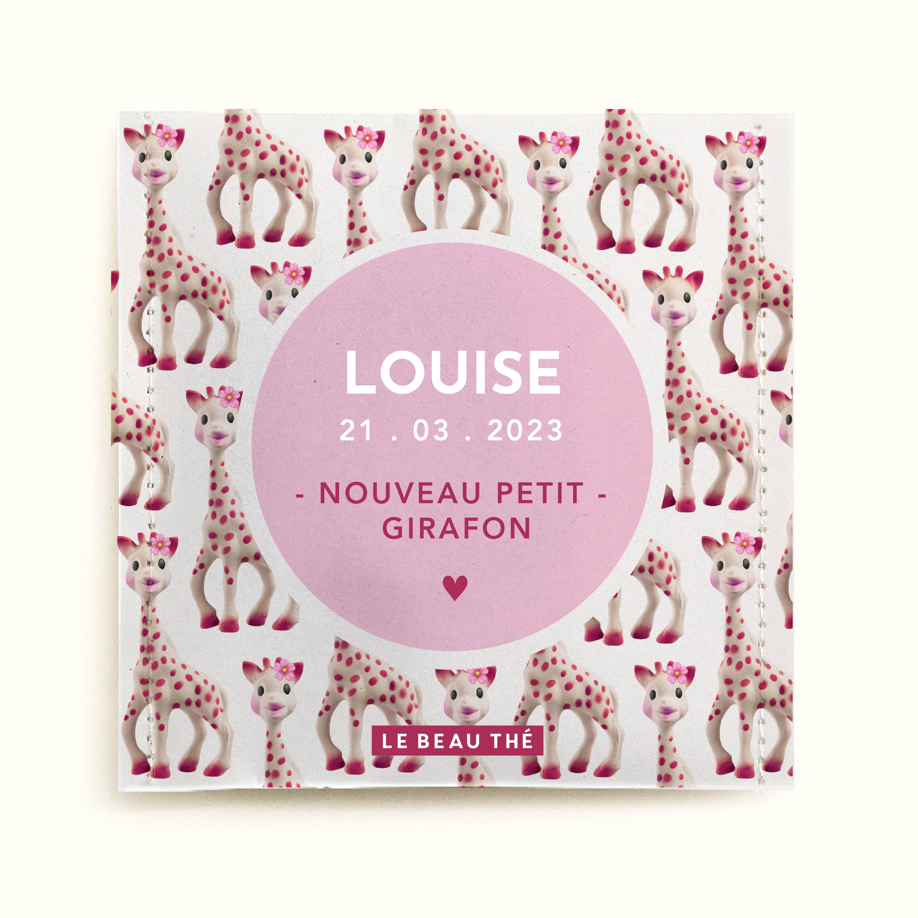 Sachet de thé personnalisé - naissance charmante | Le Beau Thé