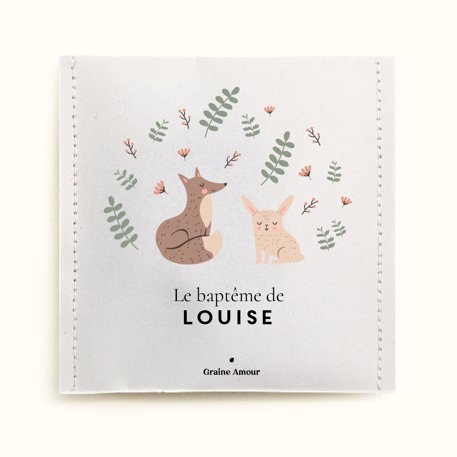 Sachet de graines à semer - Baptême forêt | Le Beau Thé