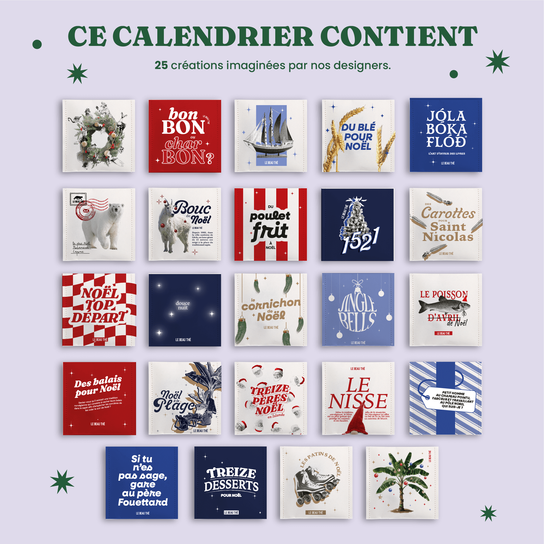 Le calendrier de l'Avent format cube 🎁 | 2024
