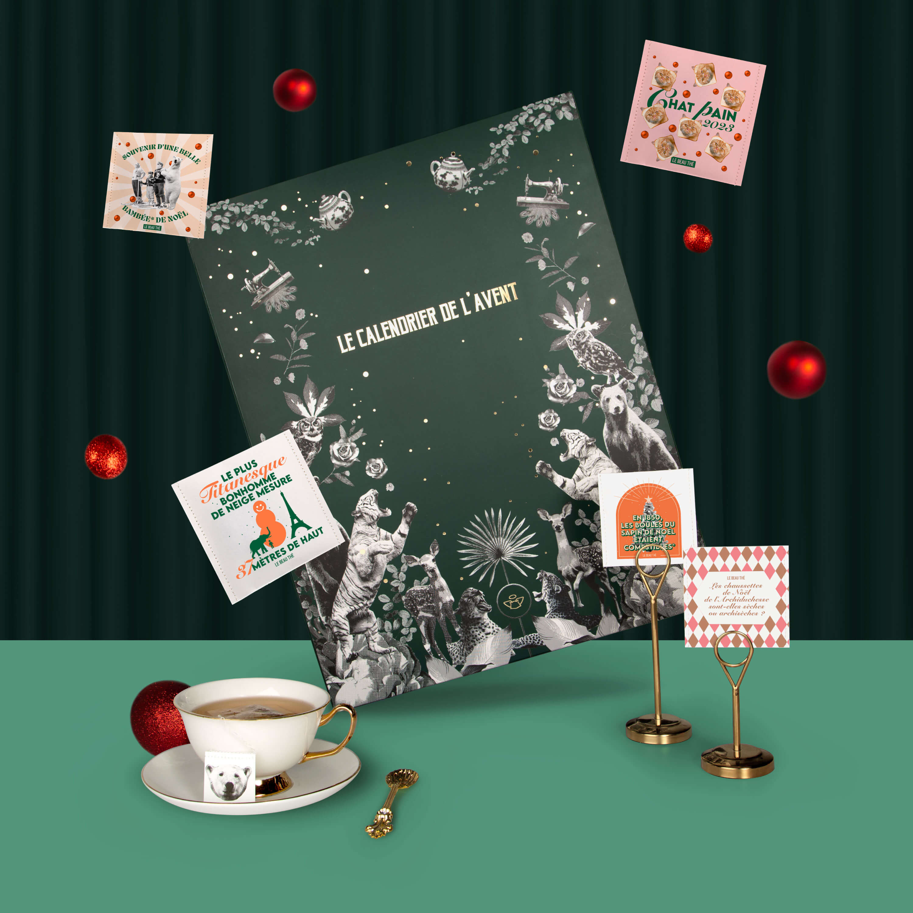 Le calendrier de l'avent format livre Le Beau Thé 🎁 | 2023