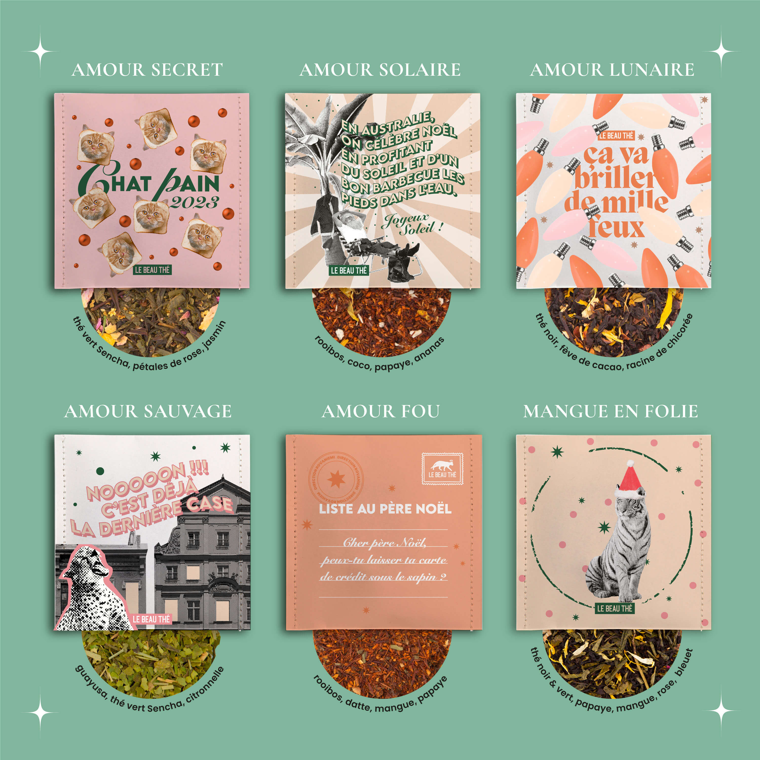 Le calendrier de l'avent format livre Le Beau Thé 🎁 | 2023