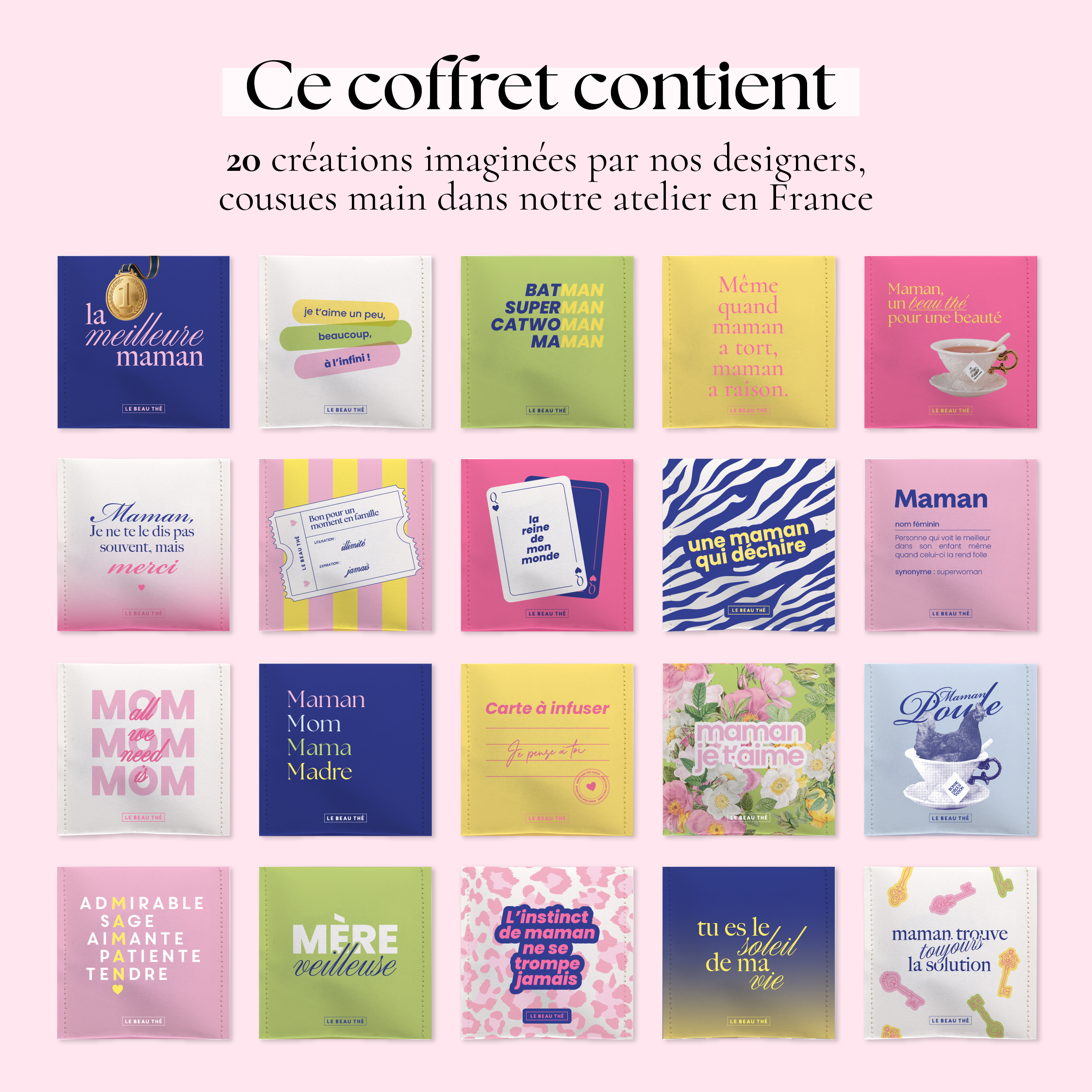 Le coffret maman en or : 20 thés et infusions pour la meilleure des mamans