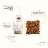 L'infusette personnalisée CAFE en doypack de 100 - CHR