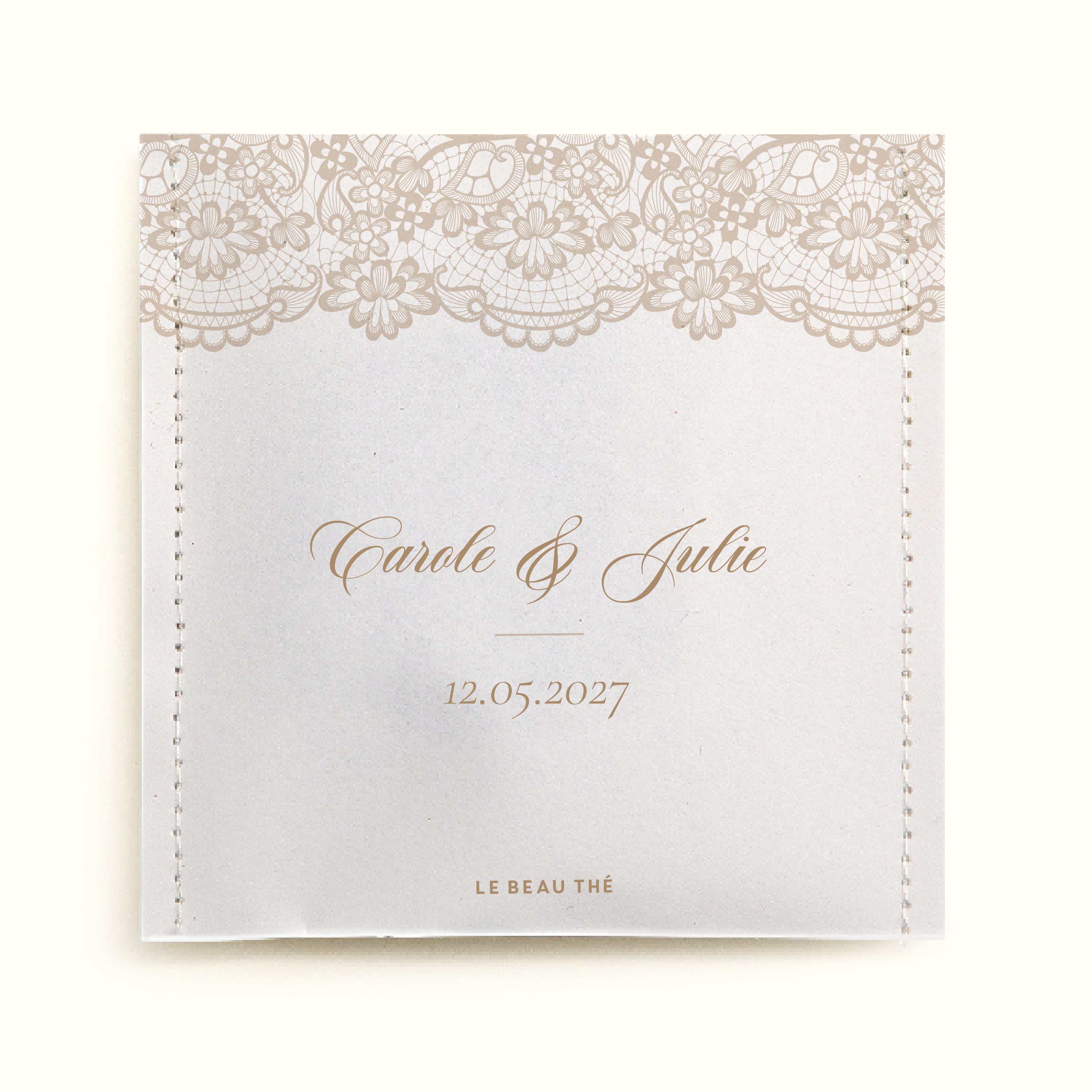 Sachet de thé - Mariage dentelle | Le Beau Thé