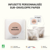 L'infusette personnalisée avec une surenveloppe en papier - CHR