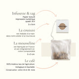 L'infusette personnalisée avec une surenveloppe biodégradable et compostable - CHR