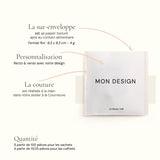 L'infusette personnalisée avec une surenveloppe en papier - CHR