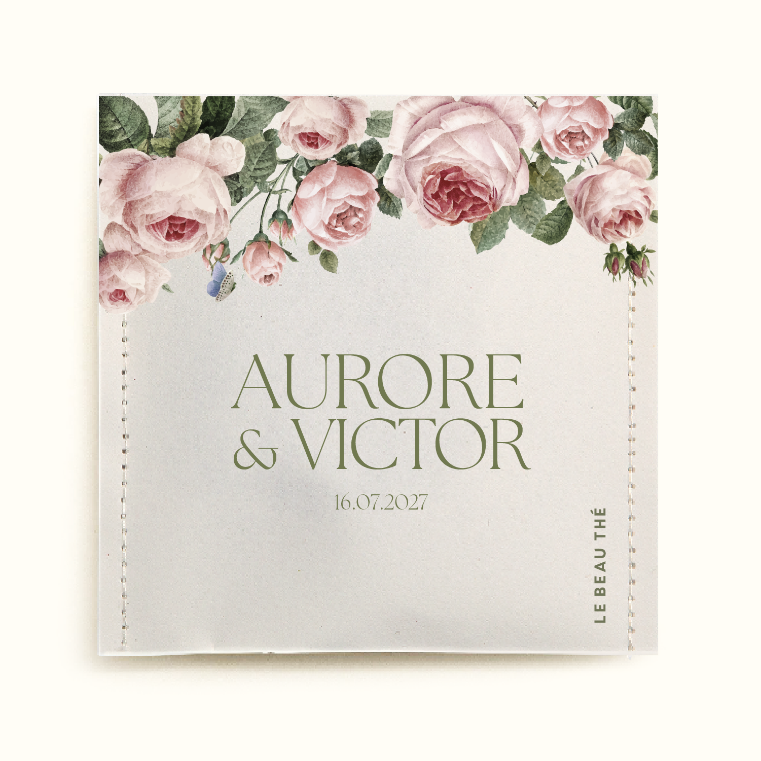 Sachet de thé - Mariage rosier | Le Beau Thé