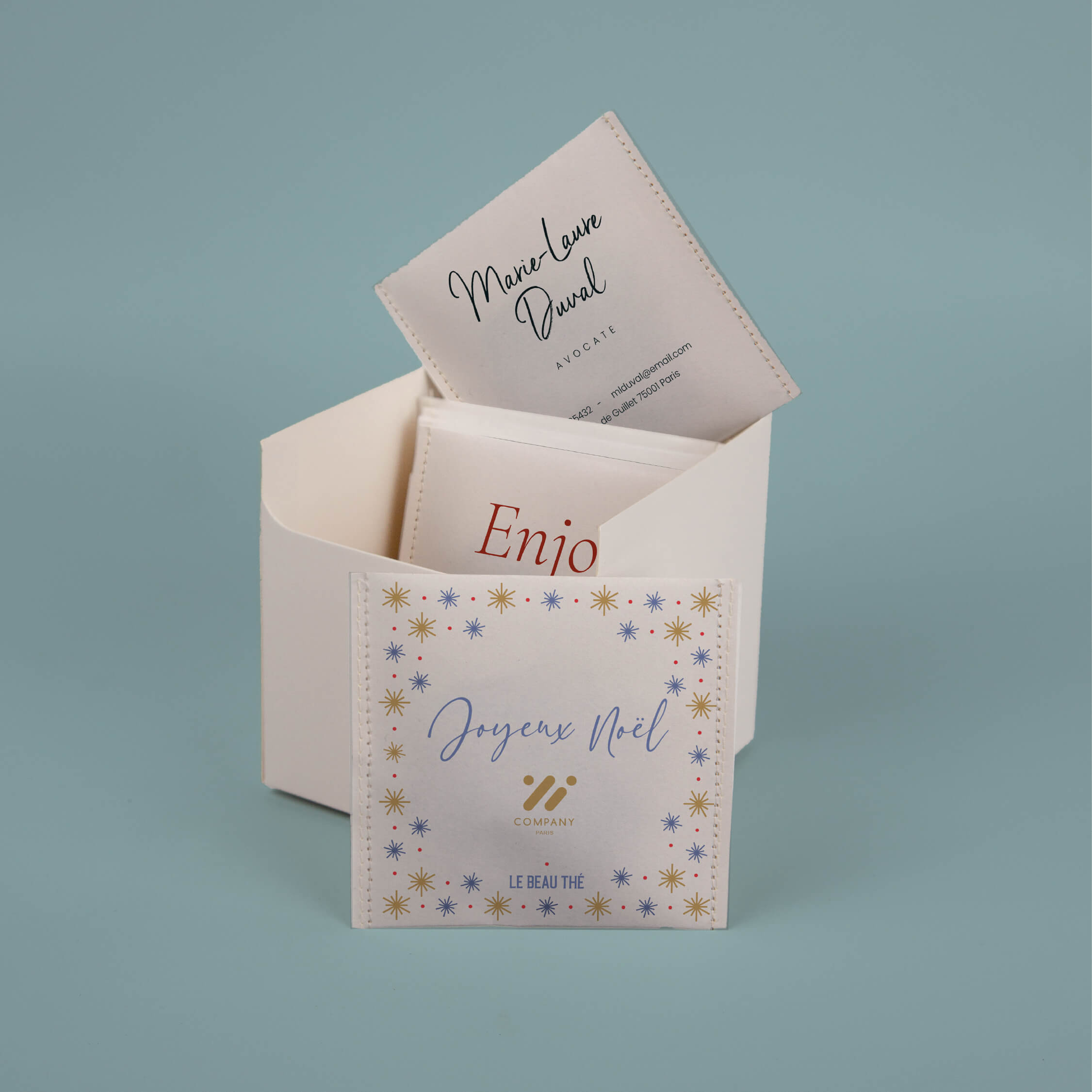 La boîte de 10 sachets de thé personnalisés (Pro)