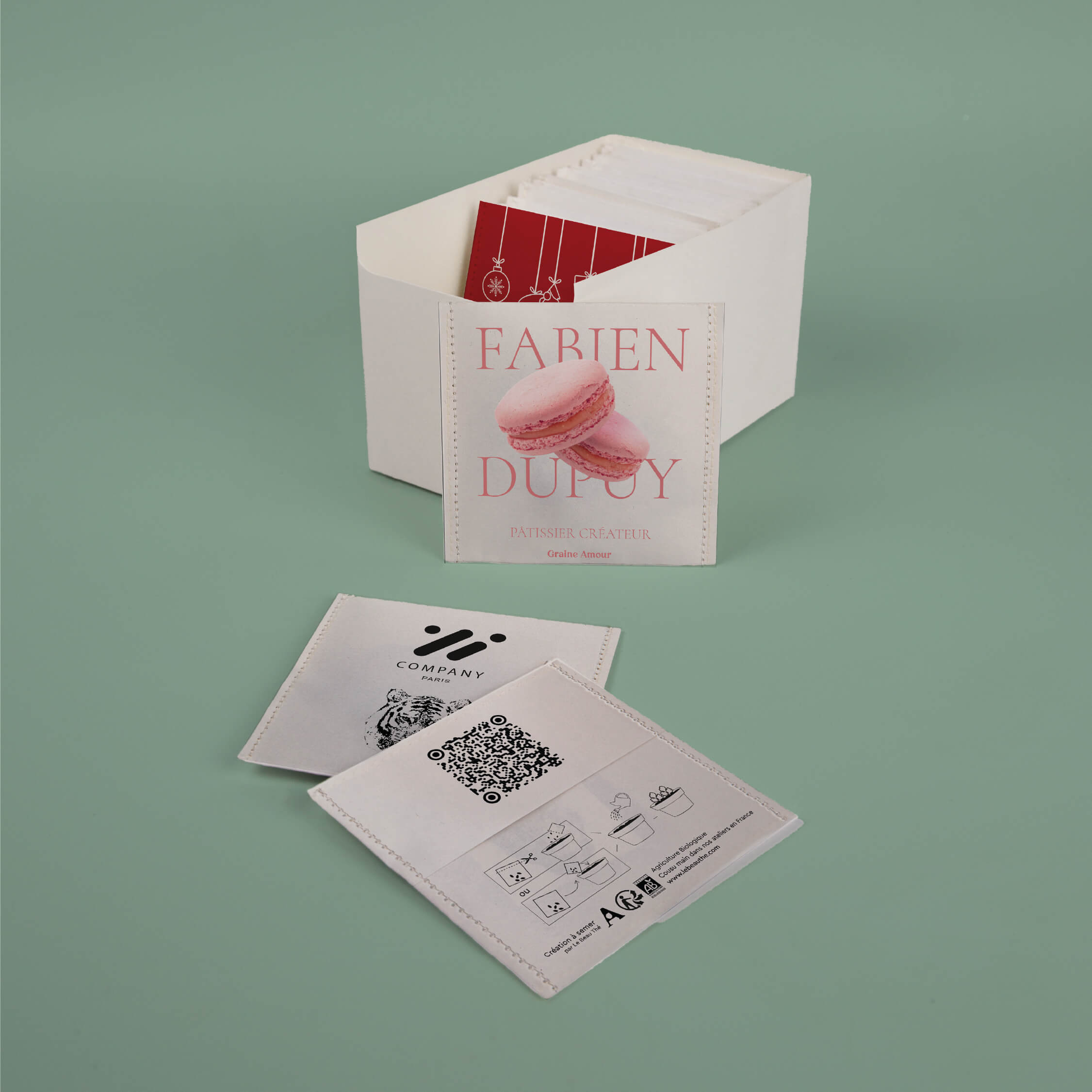Le coffret de 20 sachets de graines à semer personnalisés (Pro)