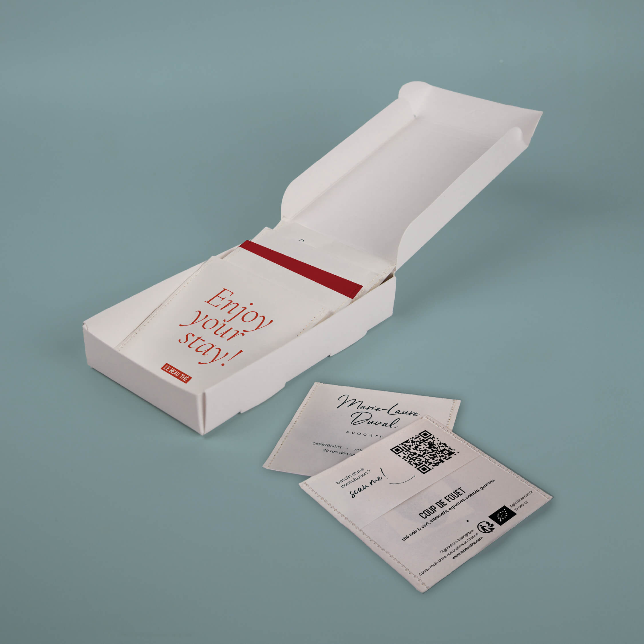 La boîte BAL de 5 sachets de thé personnalisés (Pro)