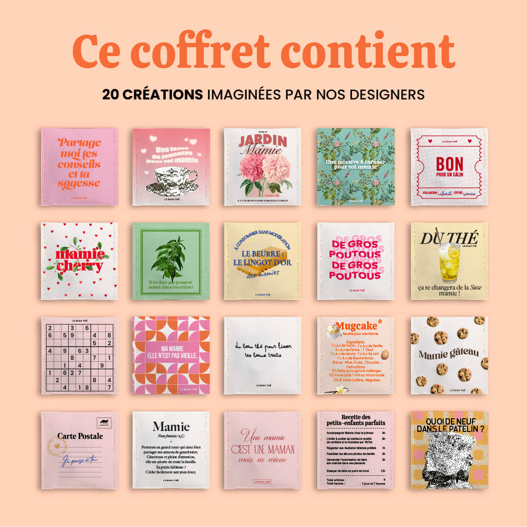 Le coffret pour mamie | Mamie en or