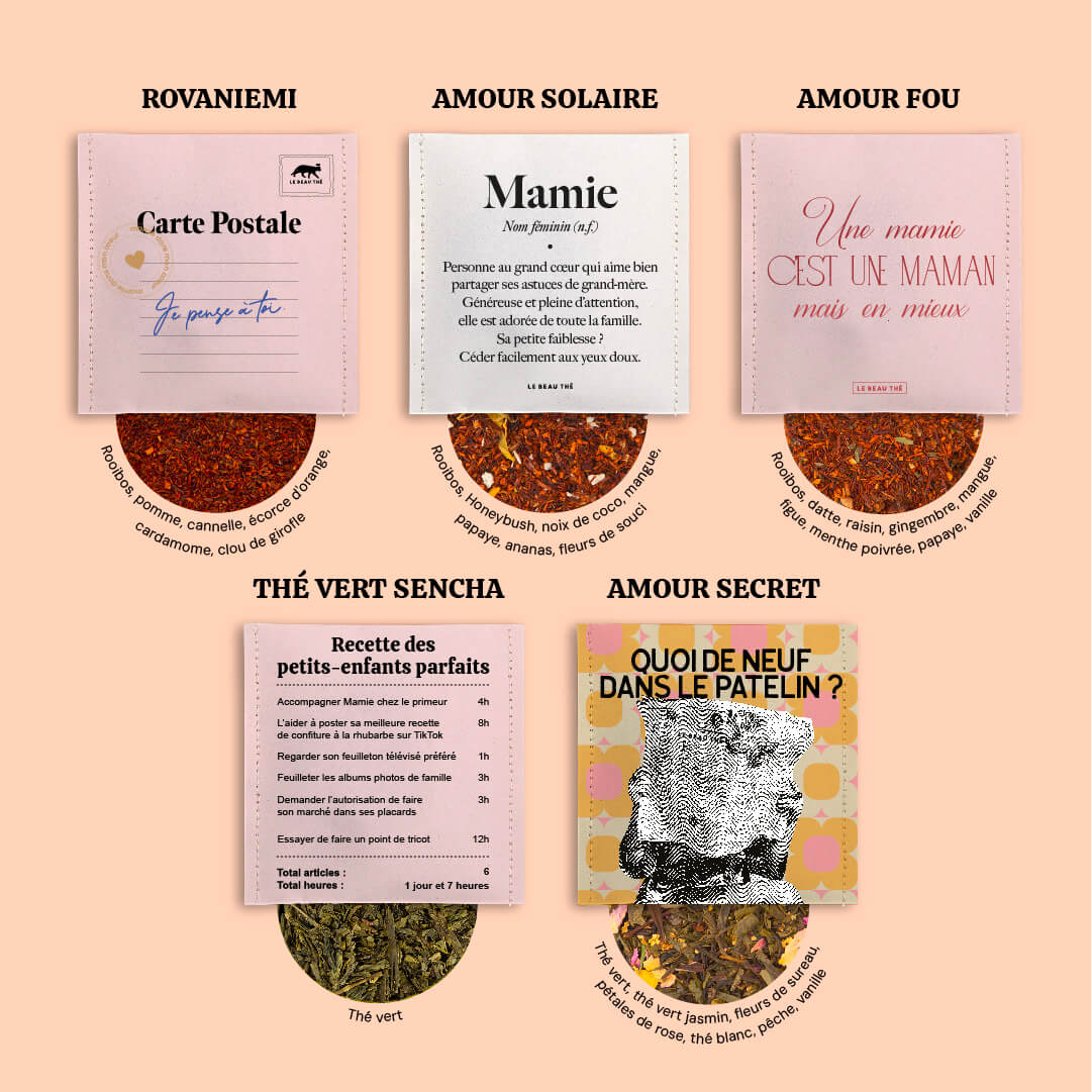 Le coffret pour mamie | Mamie en or