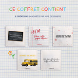 Coffret de thé merci maître-sse | Le Beau Thé : sachet de thé personnalisé