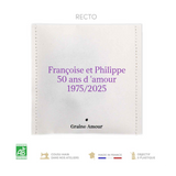 La boîte de 15 sachets de graines à semer personnalisés (Pro)
