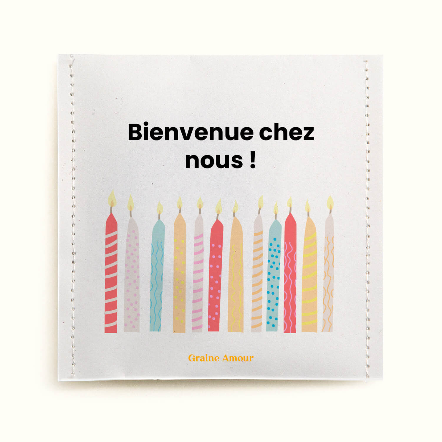 Sachet de graines à semer - Pendaison de crémaillère Bougie coloré | Le Beau Thé