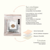 L'infusette personnalisée CAFE avec une surenveloppe biodégradable et compostable - CHR A