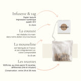 L'infusette personnalisée CAFE avec une surenveloppe biodégradable et compostable - CHR A
