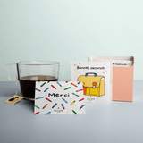 Coffret de café merci maître-sse | Le Beau Thé : sachet de café personnalisé