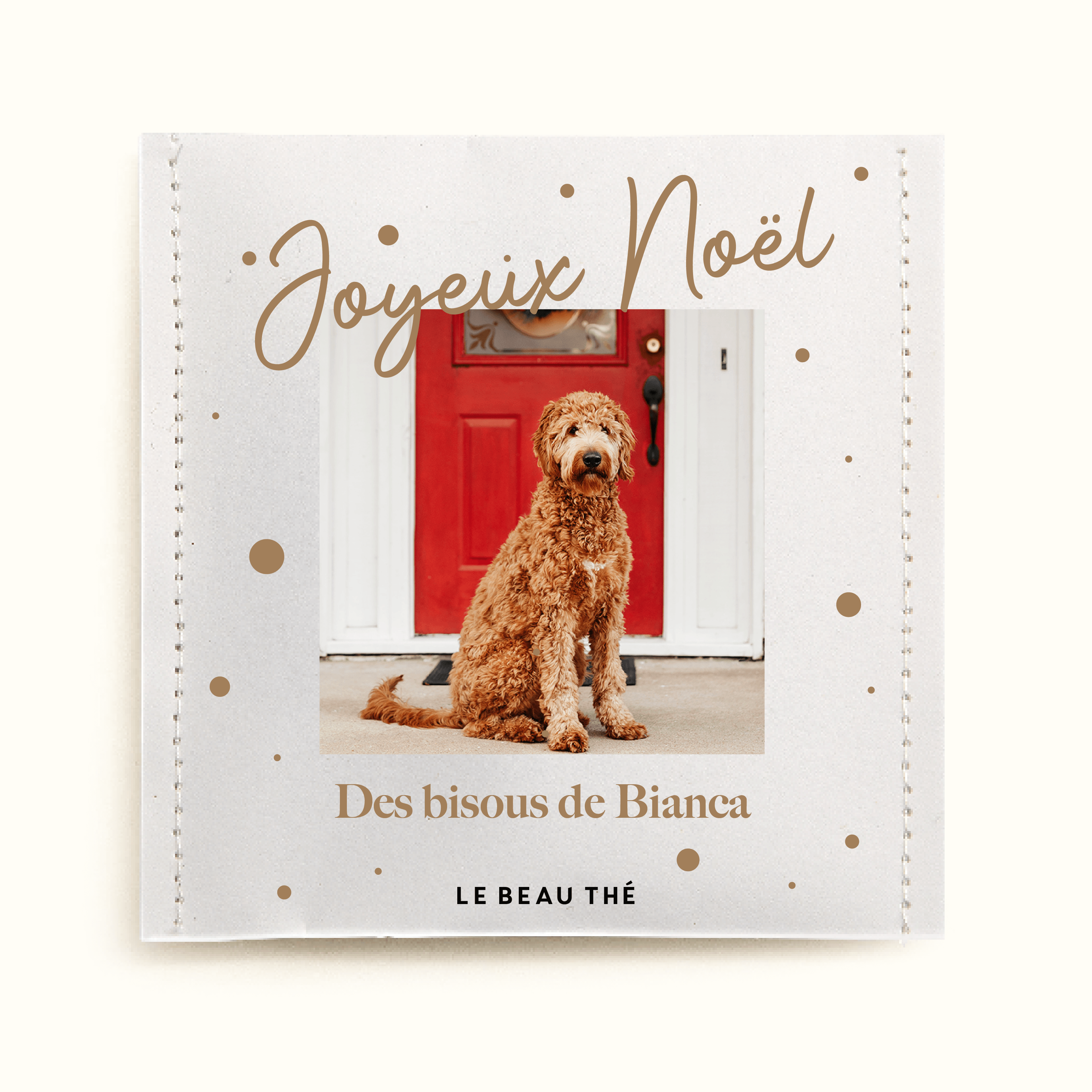 Sachet de thé personnalisé - Noël scintillant | Le Beau Thé