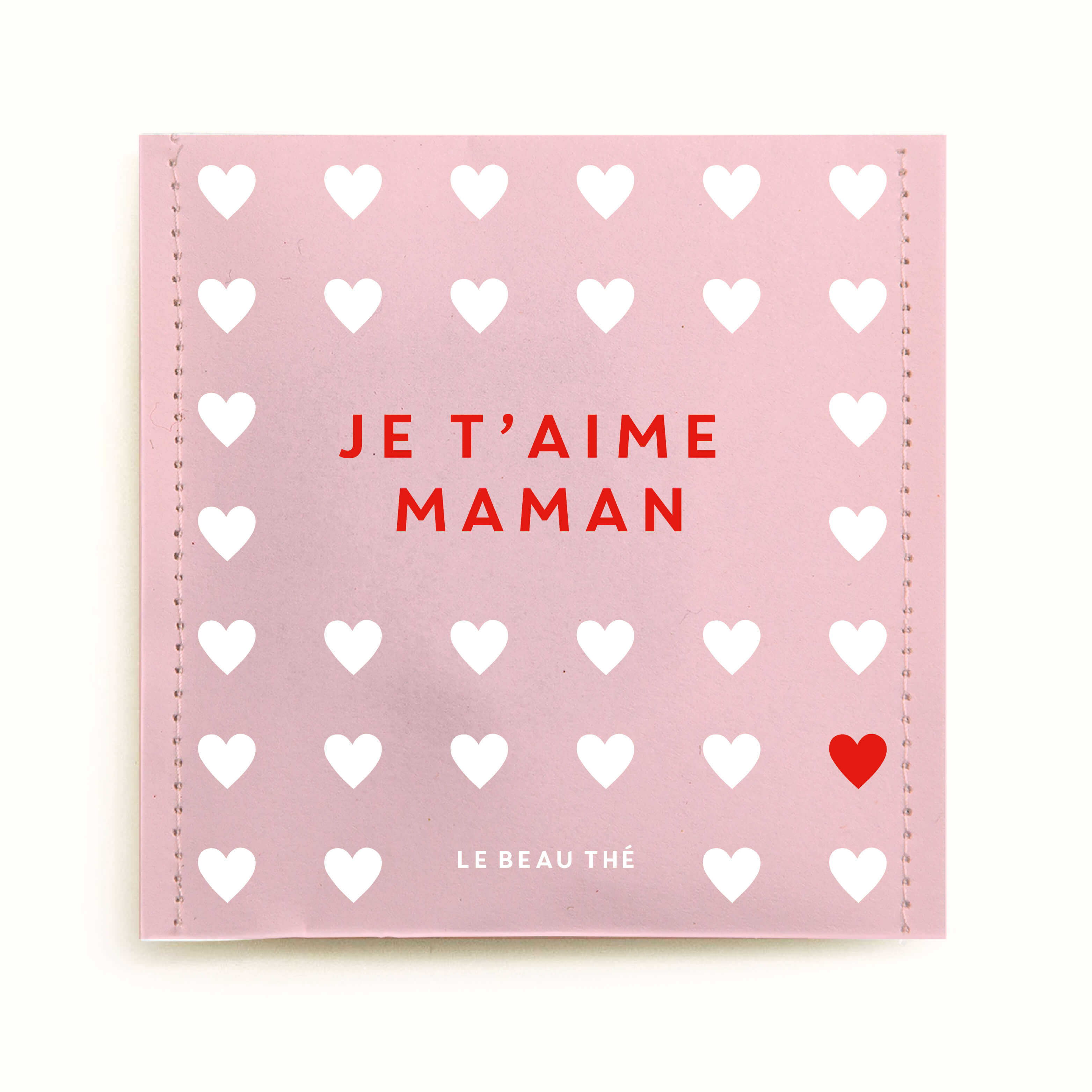 Sachet de thé personnalisé - Fête des mères coeurs | Le Beau Thé