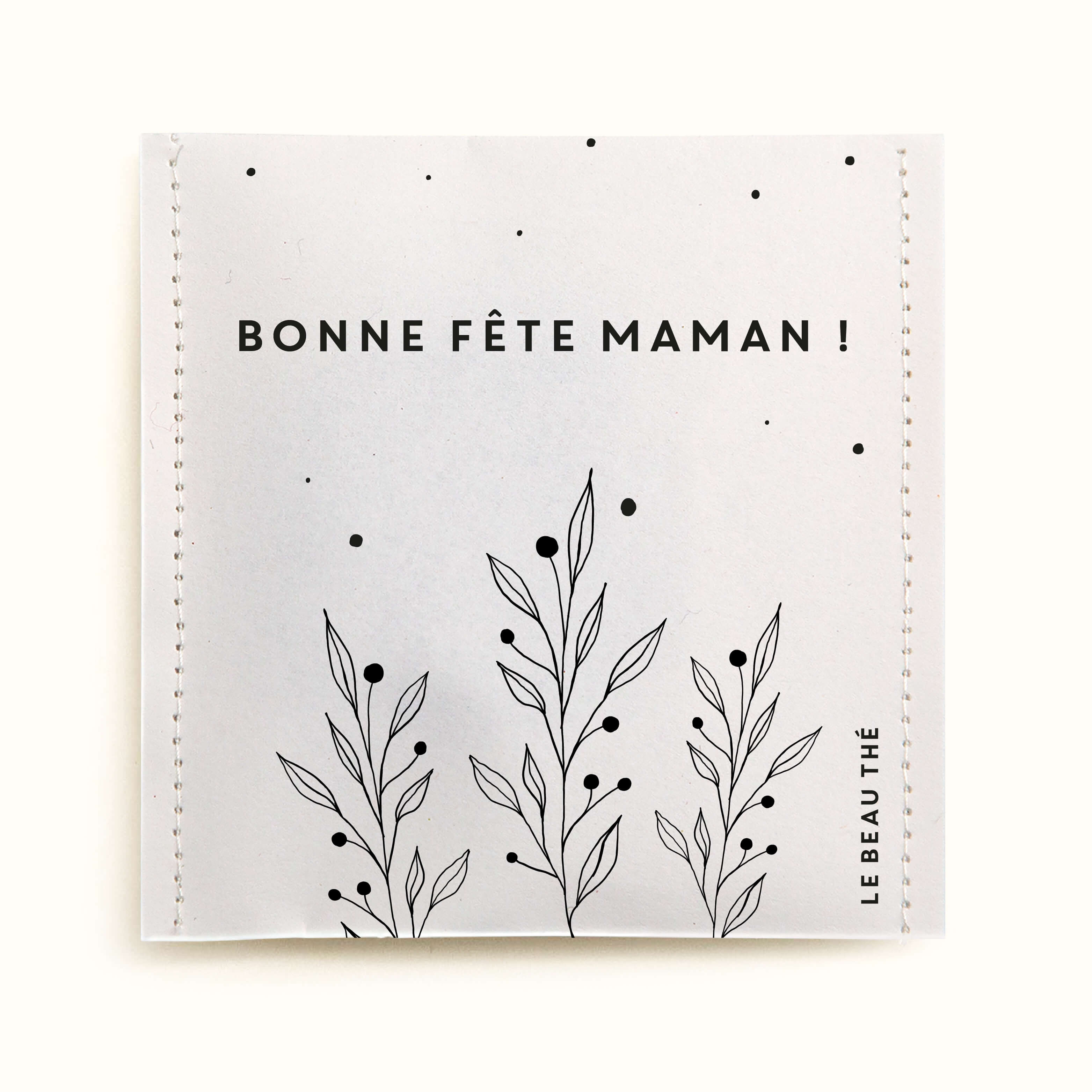 Sachet de thé personnalisé - Fête des mères amour grandissant | Le Beau Thé