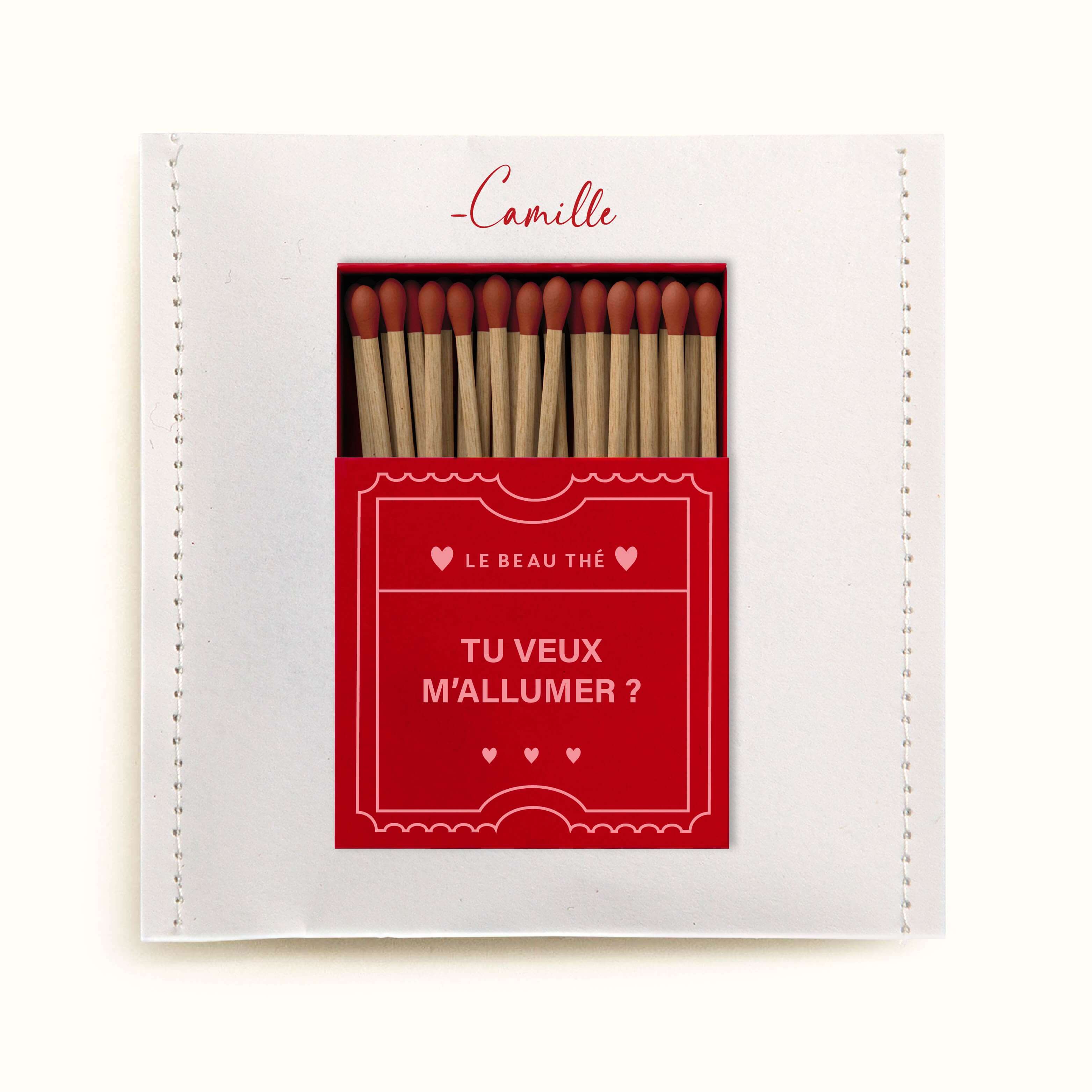 Sachet de thé personnalisé - Allume-moi | Le Beau Thé