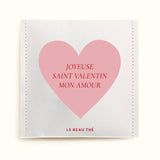 Sachet de thé personnalisé - un grand coeur pour la Saint-Valentin | Le Beau Thé
