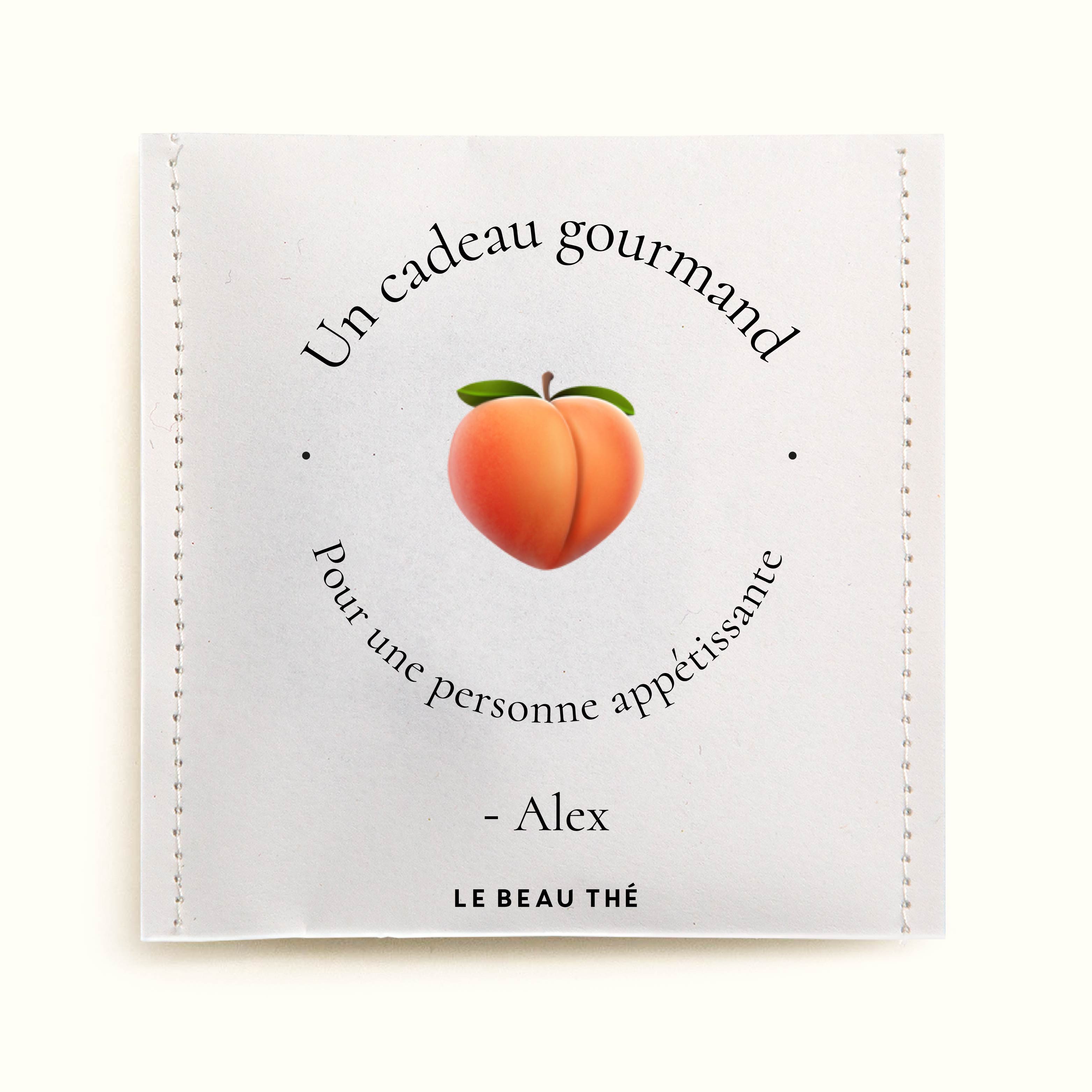 Sachet de thé personnalisé - Gourmandise de Saint-Valentin | Le Beau Thé