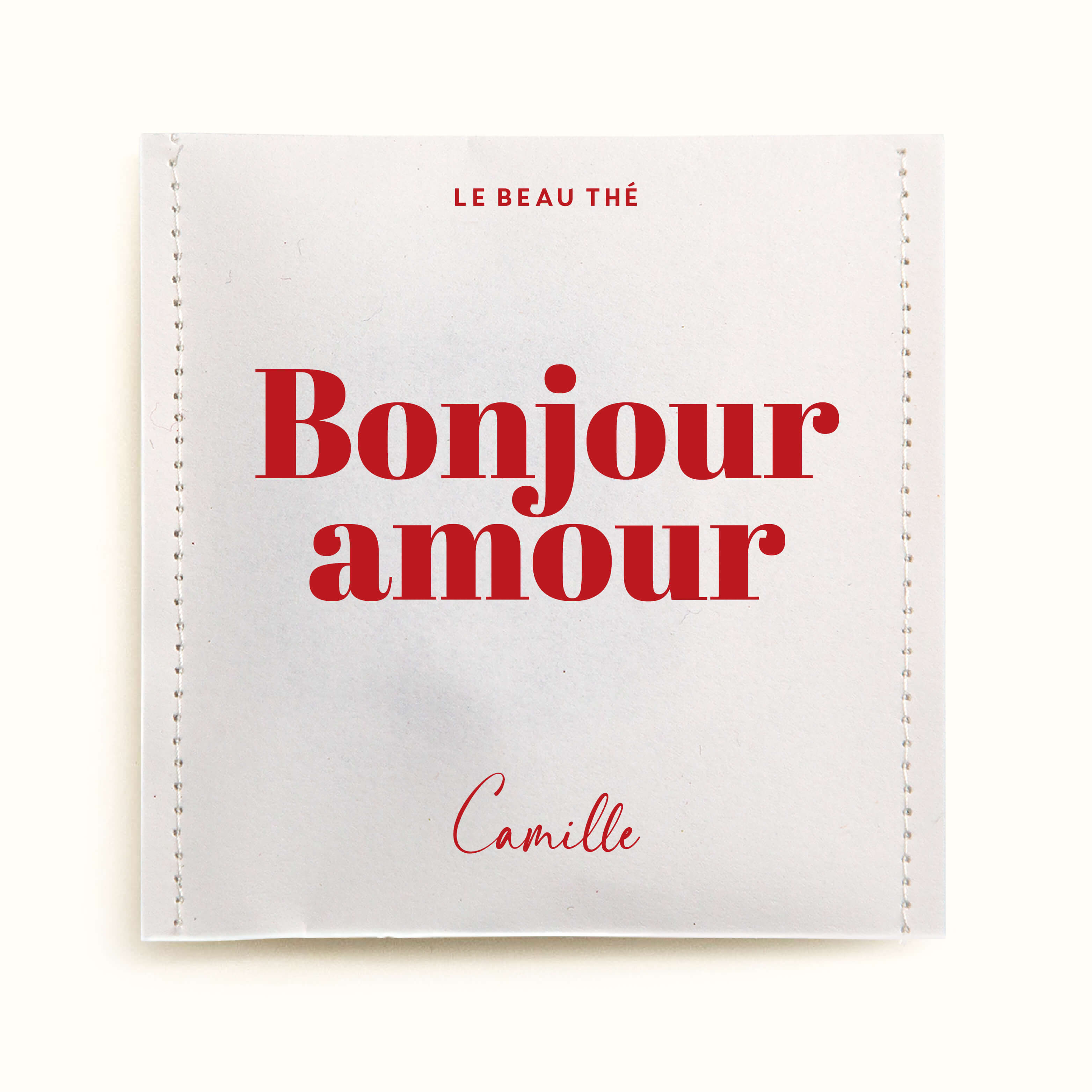 Sachet de thé personnalisé - Petit mot attentionné | Le Beau Thé