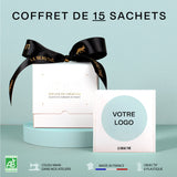 La boîte de 15 sachets de thé personnalisés (revendeur)