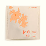 Sachet de thé - Des fleurs pour Mamie | Sachet de thé personnalisé