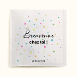 Sachet de thé - Pendaison de Crémaillère confetti| Sachet de thé personnalisé
