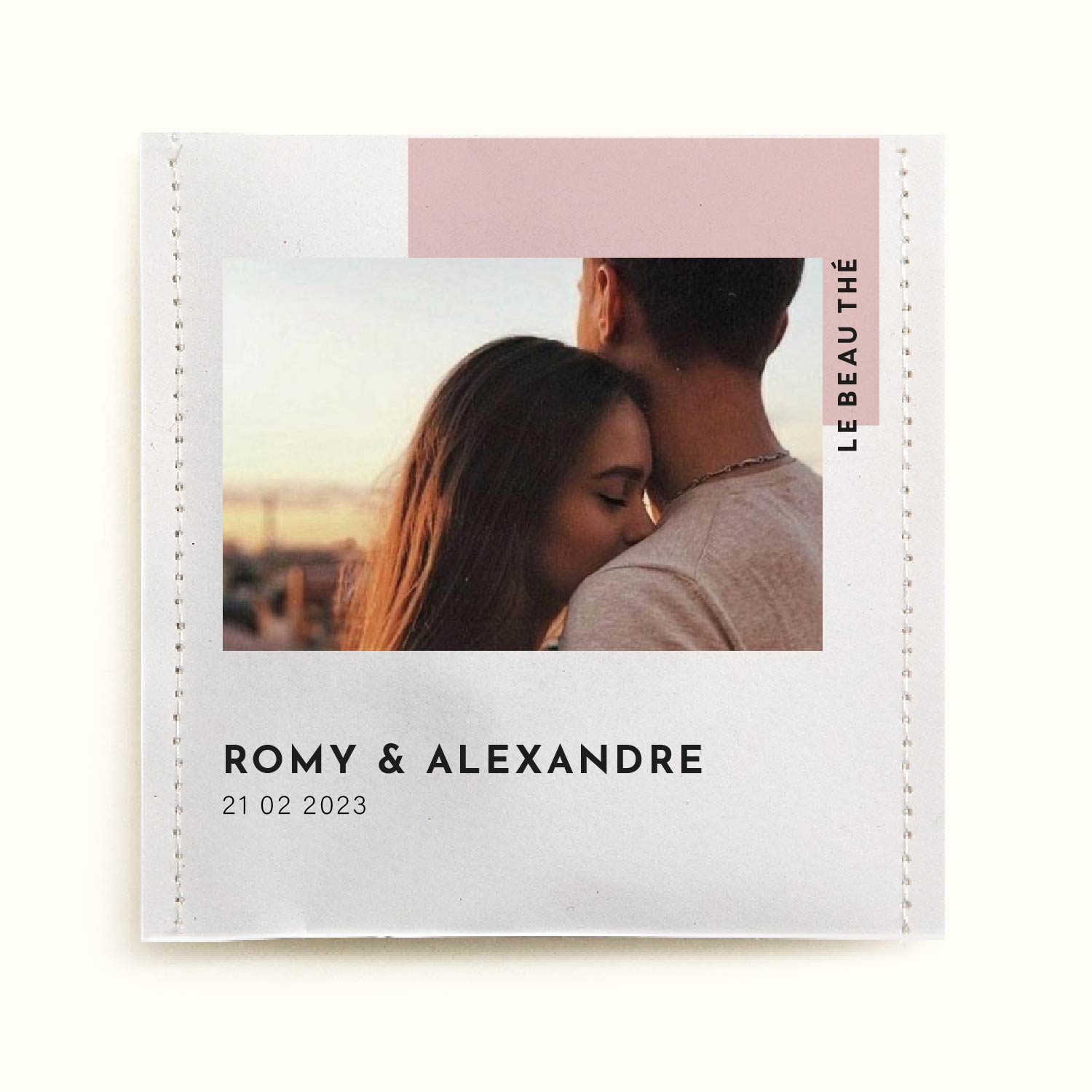 Sachet de thé personnalisé - Mariage créatif | Le Beau Thé