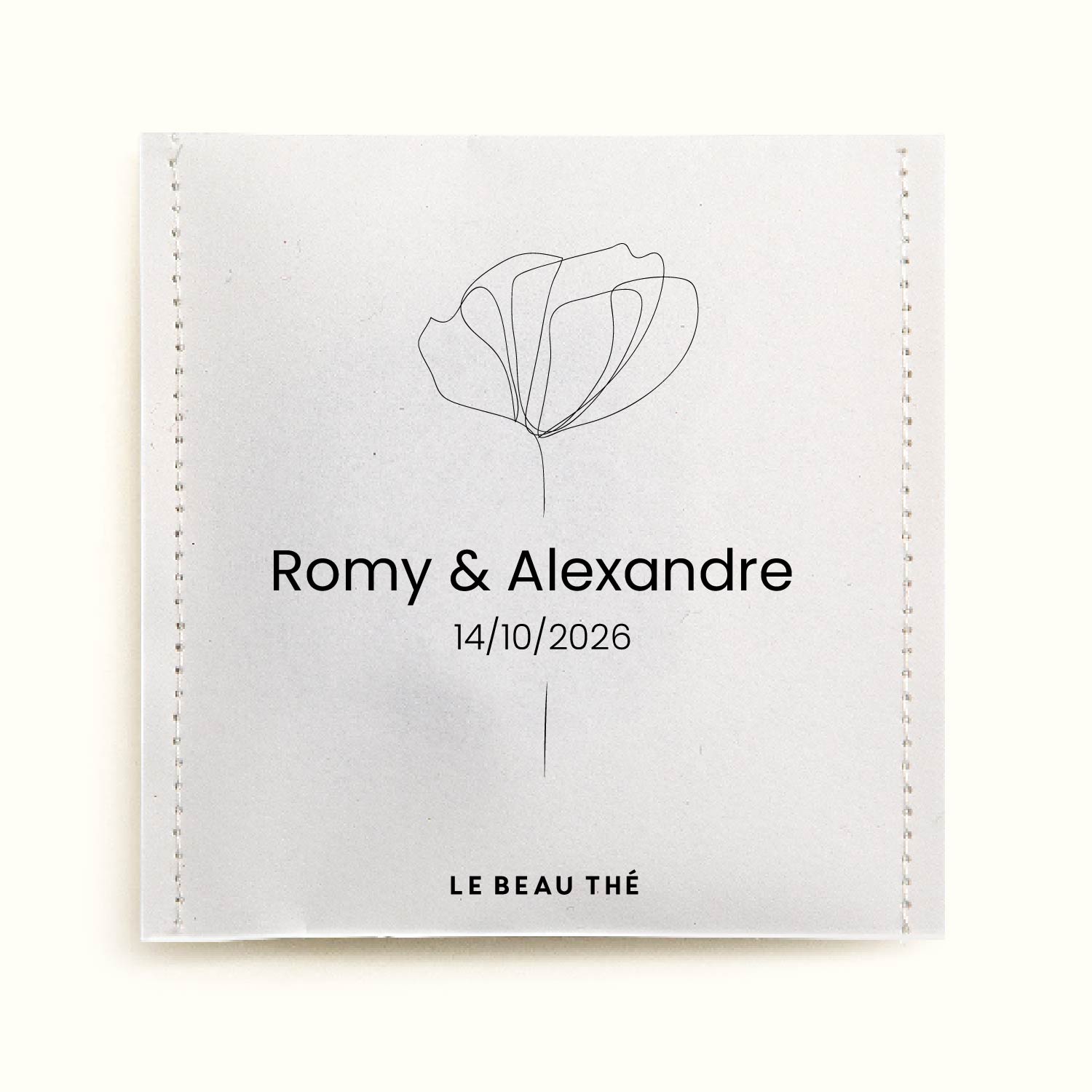 Sachet de thé - Mariage fleur | Le Beau Thé