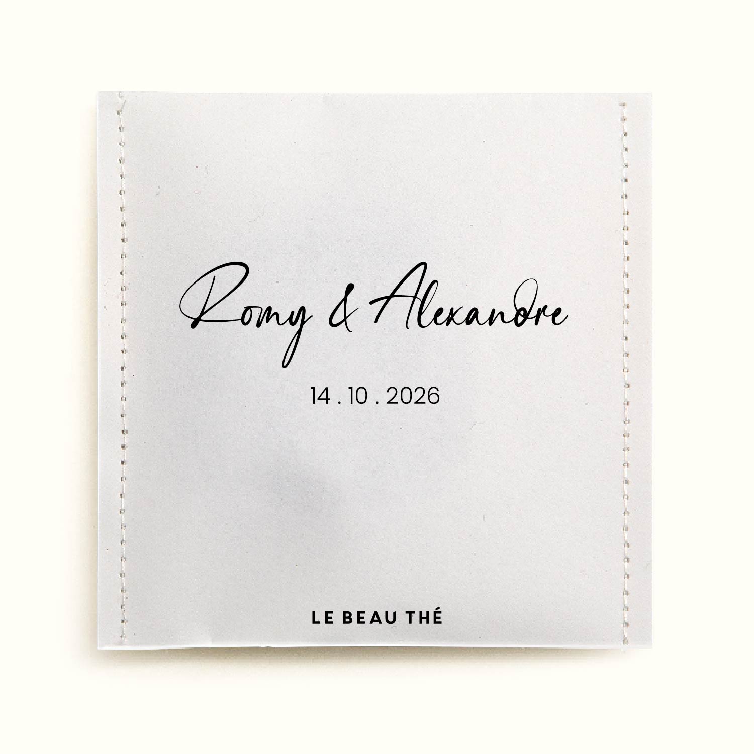 Sachet de thé sur mesure pour votre mariage | Le Beau Thé