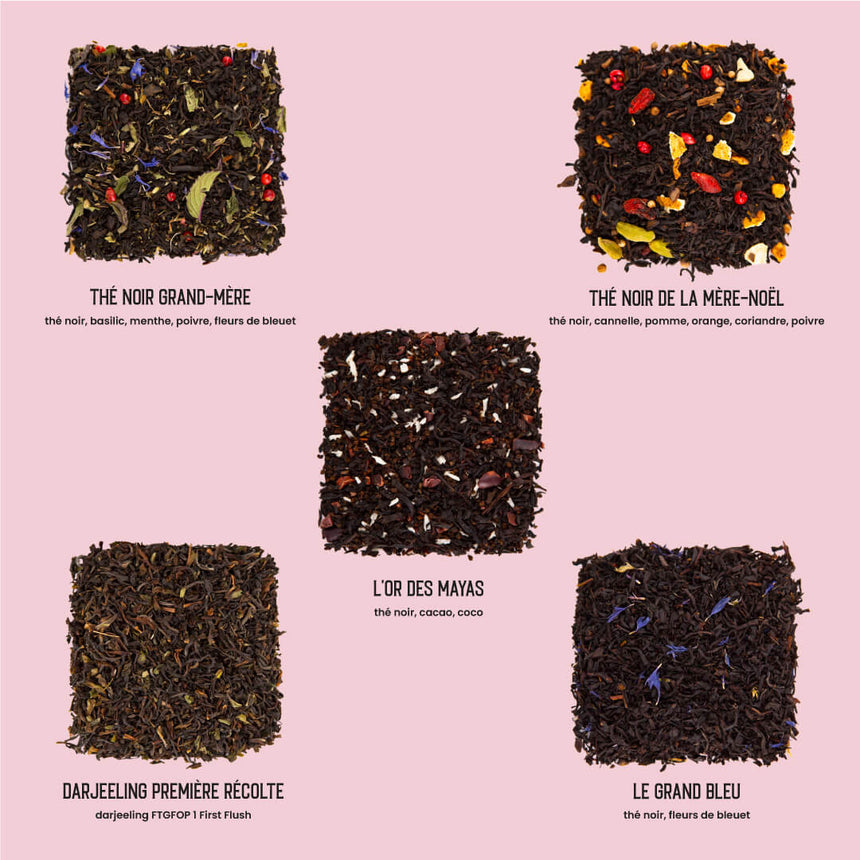 Coffret dégustation des meilleurs thés noirs du monde* – Le Beau Thé